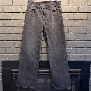 American Eagle Outfitters Women’s Jeans - Washed Black - Size 0 Regular